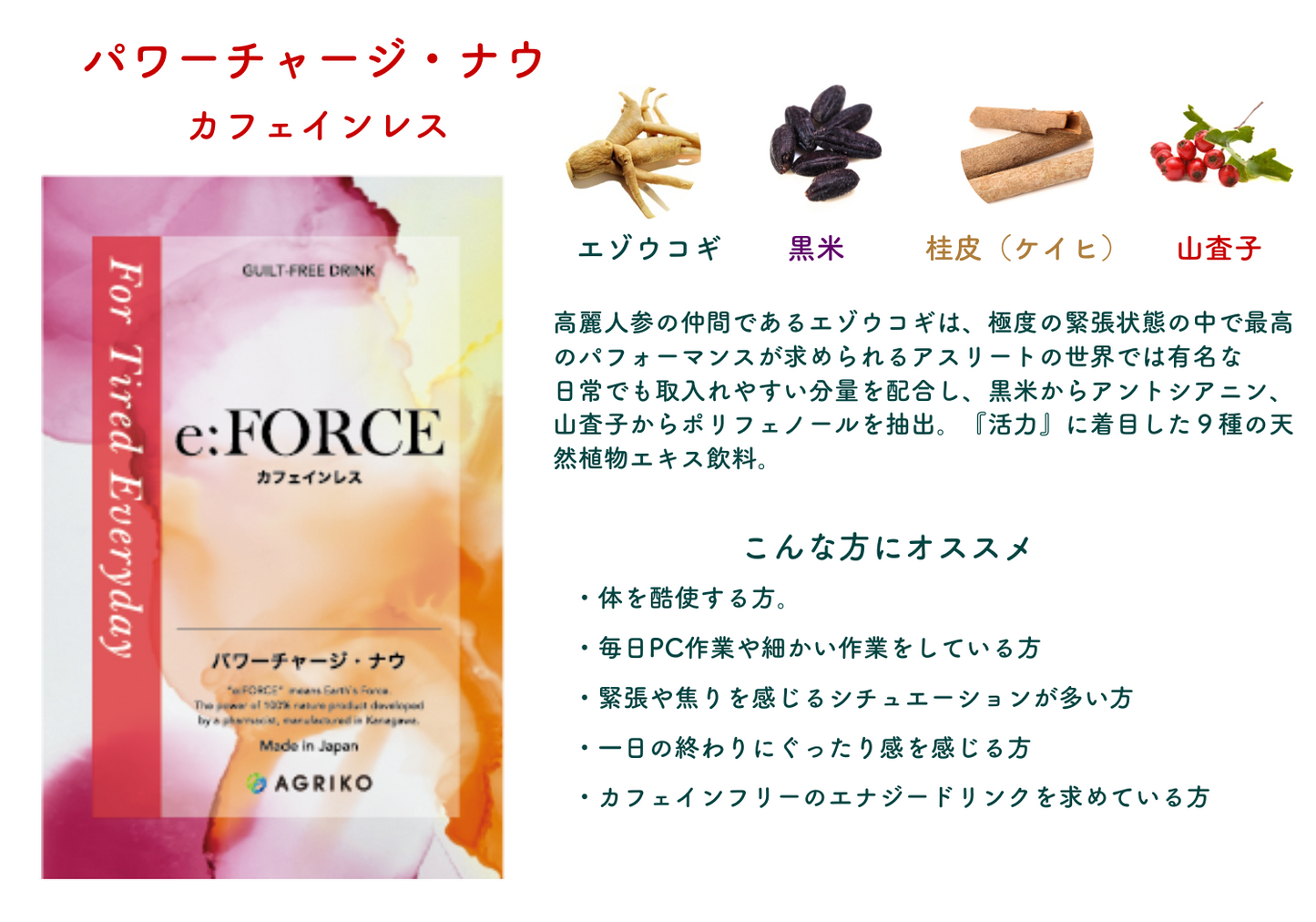 e:FORCE パワーチャージ・ナウ